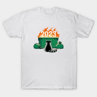 Raccoon Dumpster On Fire T-Shirt